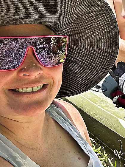 Paige gets naked on the GGW bus