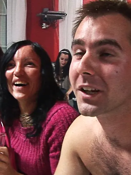 Brunettes licking grey bitch