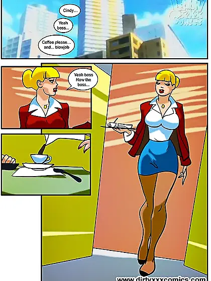 Secretary girl helps her boss with sex skills