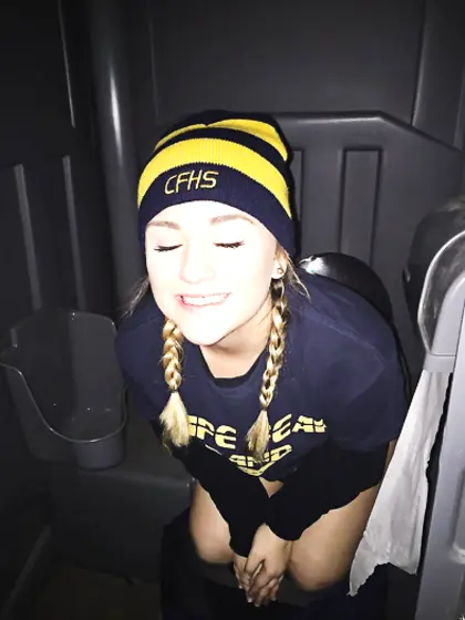 Toilet and pee girls