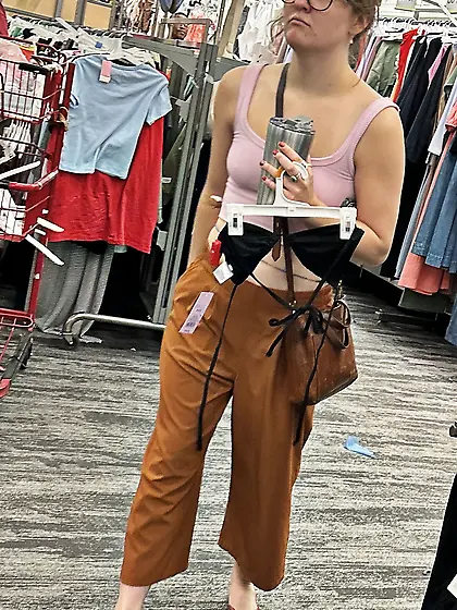 no bra