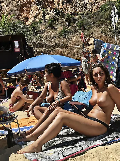 Candid beach girls #01