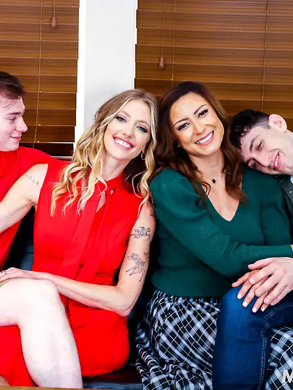 Cassie Del Isla and Barbie Feels get eaten out and fucked well