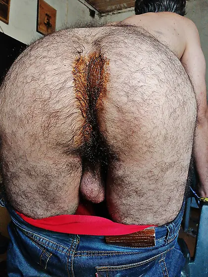 Playing with my fucking ass all covered in shit