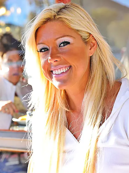 Bleach blonde bombshell pink