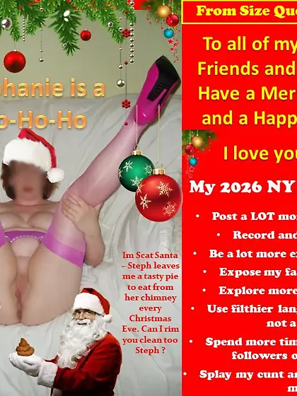 Merry Christmas and HNY 2026 - MILF Steph - SizeQS