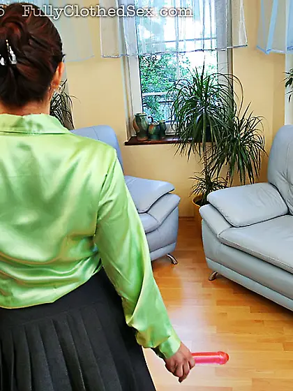 Bored sexy girls dildo