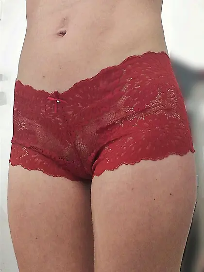 Sexy red panties