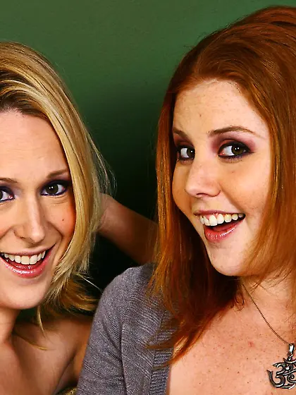 My favorite redhead hottie,  Cherry Poppins is here today.