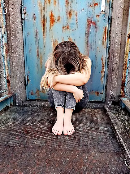 Waiting for her fate