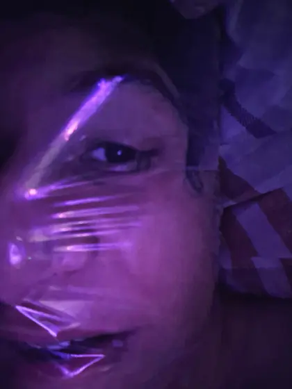 Breathplay self suffocation with leather pants